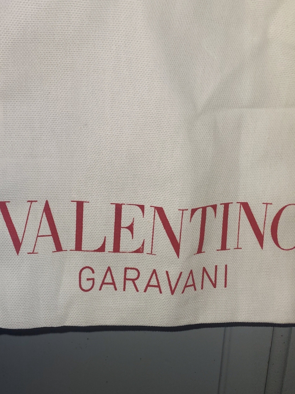 Two Valentino Garavani White Dustbags (2)